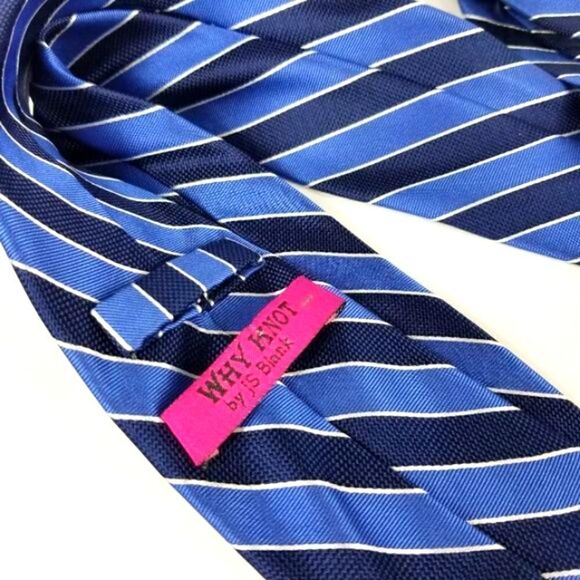 J. S. Blank & Co. Blue and Black Striped S… - Picture 4 of 4